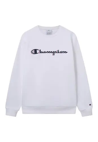 Produktbild: Champion Herren Legacy Man-Big Logo Sweatshirt, Weiß (Ww001), XS