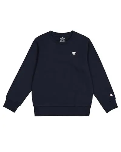 Produktbild: Champion Jungen Legacy Basics B-Ultralight Powerblend Fleece Crewneck Sweatshirt, Marineblau, 11-12 Jahre