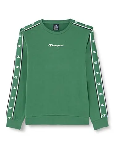 Produktbild: Champion Kinder und Jugendliche Legacy American Tape Powerblend Crewneck Sweatshirt, Grün Patina, 7-8 Jahre