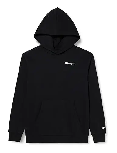 Produktbild: Champion Unisex-Kinder und Jugendliche Rochester 1919 Eco Future K-Organic Cotton Fleece Kapuzenpullover, Nero, 15-16 Jahre