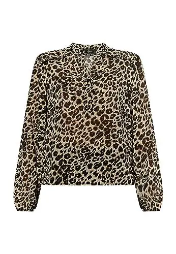 Produktbild: CHANI Damen Bluse mit Leo-Print 19529476-CH03, BEIGE Leo, S