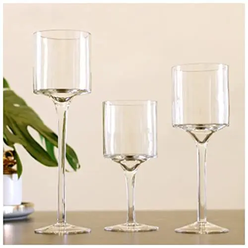 Produktbild: Chanukka Leuchter Kristall Kerzenhalter Glaskerzen Kerzenhalter Hochzeit Ideen Romantische Heimat Party Dekoration Ornamente Kerzenständer Hannukah Leuchter