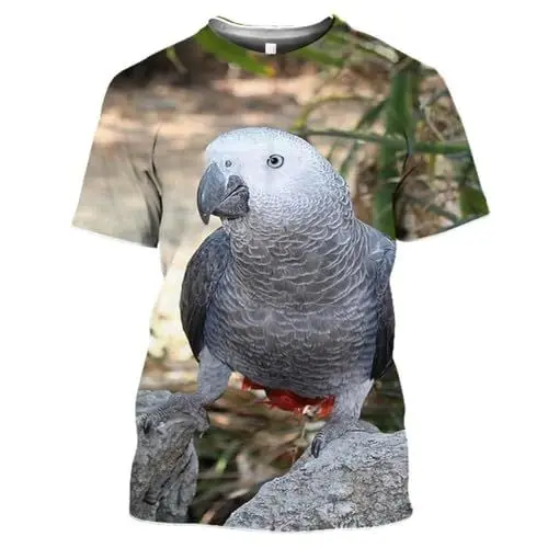 Produktbild: CHANYI Herren 3D Druck T-Shirt 3D Harajuku Tier Druck T Shirt Für Männer Lustige Taube Muster Kurzarm Pullover Sommer Casual Oansatz Lose Tops T