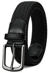 Produktbild: CHAOREN Elastischer Gürtel Herren, Stretchgürtel Herren ohne Löcher Schwarz 35mm für Damen und Herren Lässige Hose, Robuste Bauweise und Gut Bewegen Kann