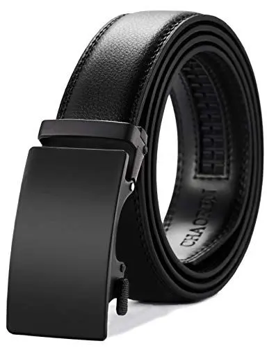 Produktbild: CHAOREN Gürtel Herren, Automatik Ledergürtel Herren Ratsche für Herren Business Anzug, 35mm Gürtel ohne Löcher, Größe Angepasst