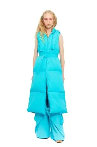 Produktbild: CHAOUICHE Unisex Pufferweste, Blau, S