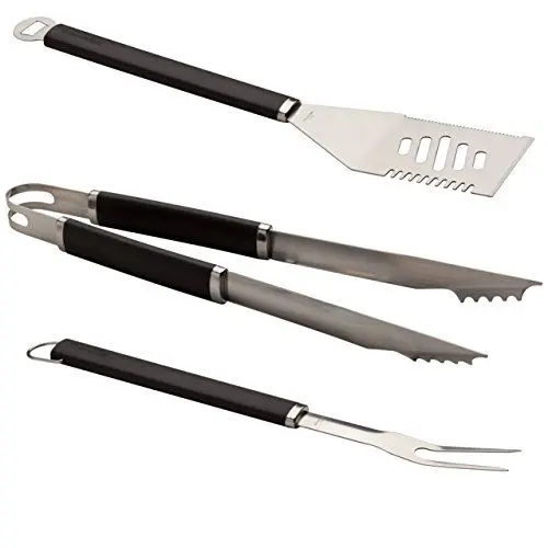 Produktbild: Char-Broil 140 545 - 3-teiliges Grillset, Edelstahl.