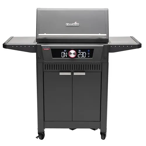 Produktbild: Char-Broil Smarter Gasgrill Evolve Gas, 90-370°C, App Control, Reinigungsfunktion, Kerntemperaturfühler, digitales Display - Ideal für draußen, Garten, Terrasse
