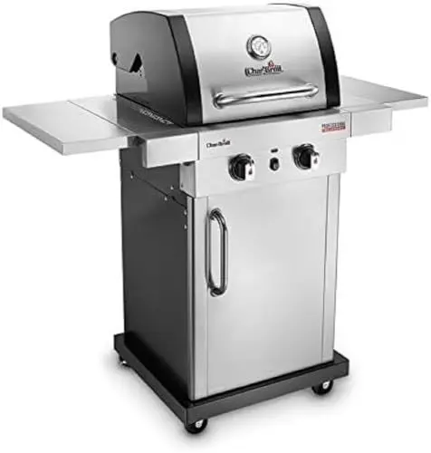 Produktbild: Char-Broil Gasgrill Professional 2200 S - 2 Brenner, TRU-Infrared Technology, Gusseisen Roste - Ideal für draußen, Garten, Terrasse