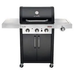 Produktbild: Char-Broil Professional 3400B - 3 Brenner Gasgrill mit Seitenbrenner, Schwarz