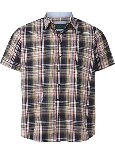 Produktbild: Charles Colby Herren Kurzarmhemd Duke Logan rosa 3XL (XXXL) - 47/48