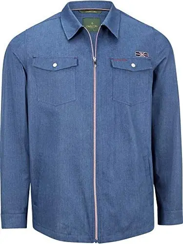 Produktbild: Charles Colby Herren Outdoorhemd Sir Reeves blau 58