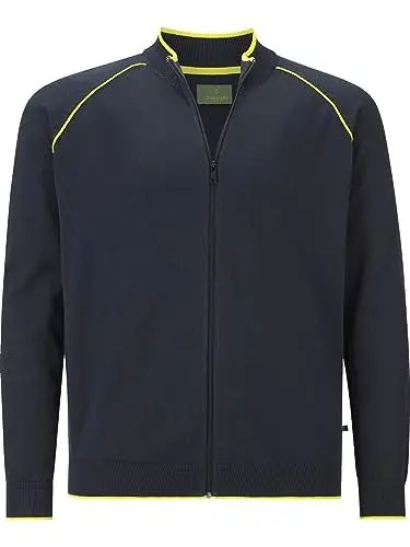 Produktbild: Charles Colby Herren Strickjacke Duke Glennson dunkelblau L - 52/54