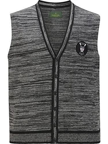 Produktbild: Charles Colby Herren Strickweste Duke Boyles dunkelgrau XL - 56/58