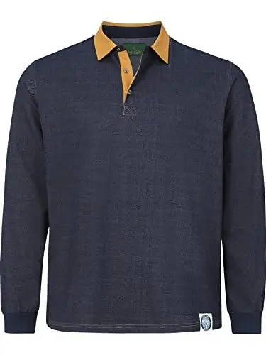 Produktbild: Charles Colby Herren Sweatshirt Earl Elvys Casual Sweater dunkelblau, 2XL (XXL) - 60/62