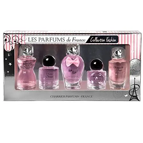 Produktbild: Charrier Parfums - 'Fashion Collection' Gift Set of 5 French Miniature Perfumes 1.75 fl.oz