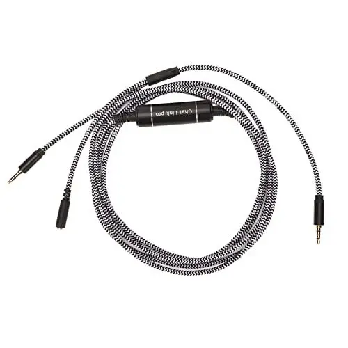 Produktbild: Chat Link Chat Adapterkabel für HD60 HD60 S HD60 S+ HD60 PRO 4K 60 PRO HD60 X, 3,5 mm Party Chat Link Chat Kabel, für X S, für Switch, für PS5, für