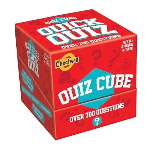 Produktbild: Cheatwell Games Quizwürfel Schnellquiz | Quizspiel mit 744 Allgemeinwissen Fragen