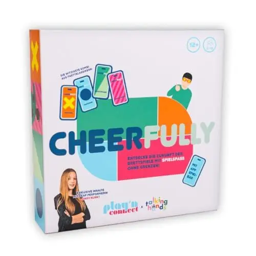 Produktbild: Cheerfully – Interaktives Partyspiel für Kinder mit App, Lernspiel für Gebärdensprache