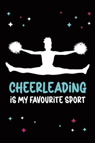 Produktbild: Cheerleading is my favourite Sport: Cheerleader Geschenk ein Cheerleading Notizbuch A5 für Notizen zum Training und Sport Veranstaltung das linierte Buch perfekt für Cheerdance Mädchen die Anfeuern
