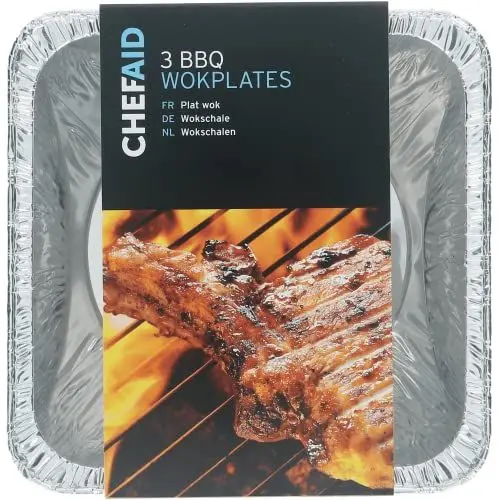 Produktbild: Chef Aid Grill-Wokschale, 3 Stück