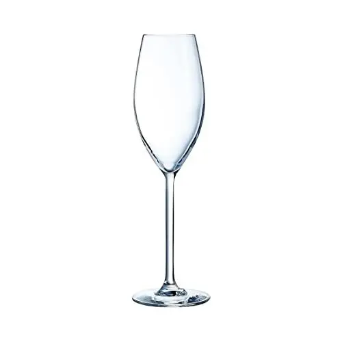 Produktbild: Chef & Sommelier Cheer Up Collection 6 Sektflöten 24 cl aus Kristallin – Moderne und elegante Gläser – Standard-Widerstand – Absolute Transparenz