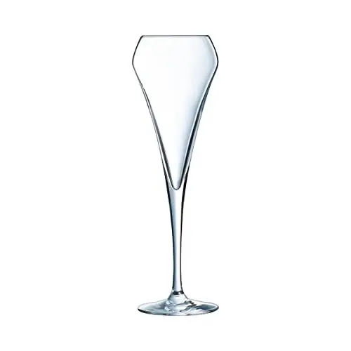 Produktbild: Chef & Sommelier Open Up - Champagnerflöten 200ml - 6 Stück - aus Krysta Kristallglas - Ideal für Festliche Anlässe - Glanz, Transparenz und hohe Widerstandsfähigkeit