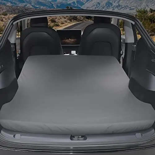 Produktbild: CHEFRU Kompatibel Mit Tesla Für Model Y 2021 2022 Auto Campingmatratze Tragbares Klappbett Reiseschlafbett Camping Auto Dekoration