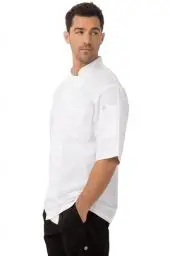 Produktbild: Chefs Works Montreal Cool Vent Unisex Kurzarm Koch-Jacke, Weiß, M / Medium / Med, Brustumfang: 40-42 inch / 102-107 cm, Mens & Womens Koch-Jacke, A914-M