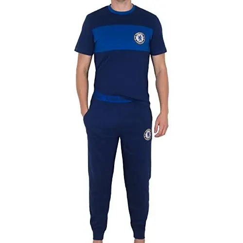 Produktbild: Chelsea FC - Herren Premium-Schlafanzug mit Langer Hose - Offizielles Merchandise - Geschenk für Fußballfans - XL