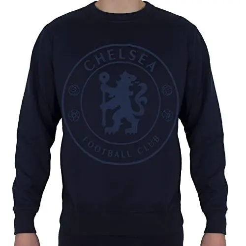 Produktbild: Chelsea FC - Herren Sweatshirt mit Vereinswappen - Geschenk für Fußballfans