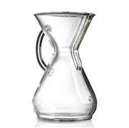 Produktbild: Chemex Pour-Over-Kaffeemaschine aus Glas – Serie mit Glasgriff – 8 Tassen – Exklusive Verpackung