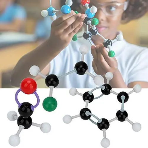 Produktbild: Chemiebaukasten,Molekülbaukasten Organische Chemie,Molekülbaukasten,Molecule Modeling Kit,267-Teiliges Molecular Organic Inorganic Structure Kit Atom Link Model Set Für Student Teac