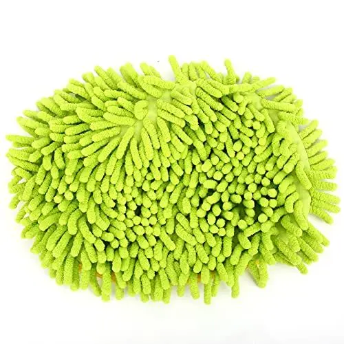 Produktbild: Chenille Mikrofaser-Autowaschhandschuh, Fusselfrei-ultraweiche Reinigung Zweiseitiger Handschuh Mikrofaser-Autowaschschwamm für Sauberere Autos