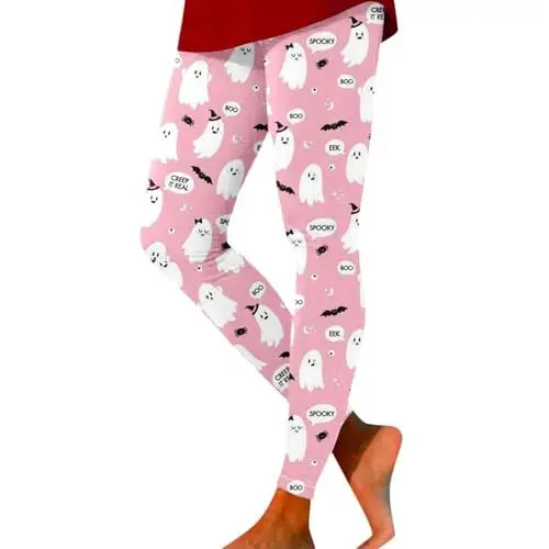 Produktbild: CHENSIYU Gefütterte Leggings Damen, High Waist Leggings Damen Warm Thermoleggins Fleecehose Strumpfhosen Damen Muster Gym Winter Strumpfhosen Jogginghose Winter Warme Strümpfe Leggings