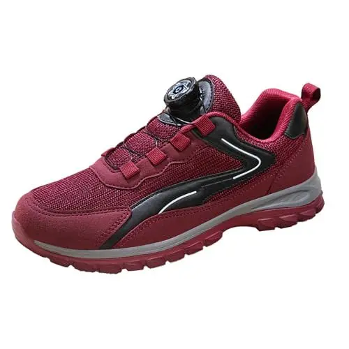 Produktbild: Winterschuhe Herren Mesh Sportschuhe Anti-Punktur Wanderhalbschuhe Schlüpfen Atmungsaktive Arbeitsschuhe Casual Outdoorschuhe Traillaufschuhe Ergonomischer Sneaker Outdoor Trekkingschuhe