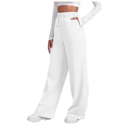 Produktbild: CHENSIYU Jogginghose Damen Lang Baggy Jogger Outdoor Yoga Hosen Casual Fitness Sweatpants Lockere Elastische Freizeithose Hoher Taille Leggings Laufhosen Sporthose