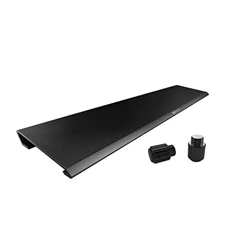 Produktbild: CHERRY AC 3.3, Ergonomische Handballenauflage & Aufstellfüße aus Aluminium, Zubehör für Gaming-Tastatur CHERRY MX BOARD 3.0 S, Schnell Befestigt, Schwarz