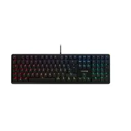 Produktbild: CHERRY G80-3000N RGB, Mechanische Gaming-Tastatur mit RGB-Beleuchtung, Deutsches Layout (QWERTZ), Kabelgebunden, Original MX SILENT RED Switches, Schwarz