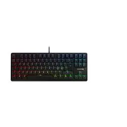 Produktbild: CHERRY G80-3000N RGB TKL, Kabelgebundene Gaming-Tastatur Ohne Nummernblock, Pan-Nordisches Layout (QWERTY), RGB-Beleuchtung, MX SILENT RED Switches, Schwarz