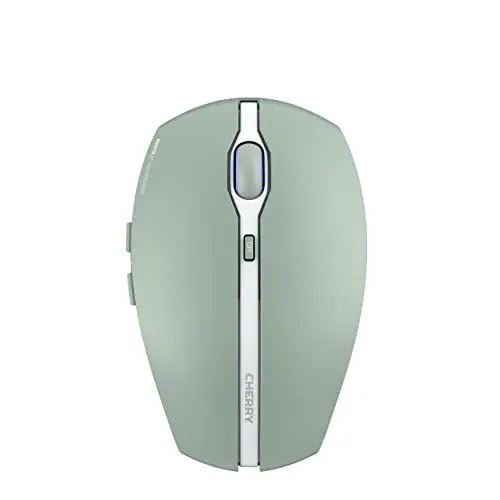 Produktbild: CHERRY GENTIX BT, Kabellose Bluetooth-Maus, Multi-Device-Funktion für bis zu 3 Geräte, Umschaltbare Auflösung (1000/2000 dpi), Batteriebetrieben, Agave Green