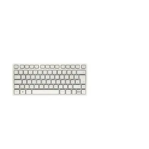 Produktbild: CHERRY KW 7100 MINI BT, Kompakte Multi-Device-Tastatur mit 3 Bluetooth-Kanälen, Deutsches Layout (QWERTZ), Flaches Design, inkl. Transporttasche, Milk White