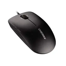 Produktbild: CHERRY MC 2000, Kabelgebundene Maus in Standardgröße, Symmetrisches Design für Rechts- und Linkshänder, 3 Tasten, 1600 dpi, Tilt-Wheel, GS-Zulassung, Schwarz