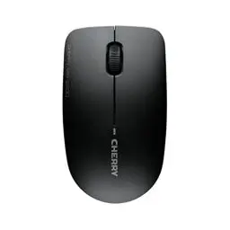 Produktbild: CHERRY MW 2400, Kabellose Maus, Symmetrisches Design für Rechts- & Linkshänder, 2,4 GHz Funk, Optischer Sensor, GS-Zulassung, Batteriebetrieben, Schwarz
