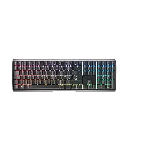 Produktbild: CHERRY MX 3.0S Wireless, Kabellose mechanische Gaming-Tastatur mit RGB-Beleuchtung, Französisches Layout (AZERTY), Bluetooth-, Funk- oder Kabelverbindung, MX RED Switches, Schwarz