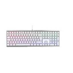 Produktbild: CHERRY MX BOARD 3.0 S, kabelgebundene Gaming-Tastatur mit RGB-Beleuchtung, Deutsches Layout (QWERTZ), MX RED Switches, Weiß