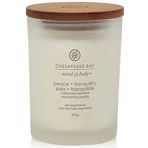 Produktbild: Chesapeake Bay Duftkerze | Peace + Tranquility Aromatherapie-Kerze, mittlerer Tumbler | Brenndauer: bis zu 57 Stunden | Mind & Body Kollektion
