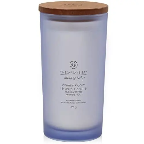 Produktbild: Chesapeake Bay Duftkerze | Serenity + Calm Aromatherapie-Kerze, großer Tumbler | Brenndauer: bis zu 82 Stunden | Mind & Body Kollektion