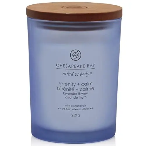 Produktbild: Chesapeake Bay Duftkerze | Serenity + Calm Aromatherapie-Kerze, mittlerer Tumbler | Brenndauer: bis zu 57 Stunden | Mind & Body Kollektion