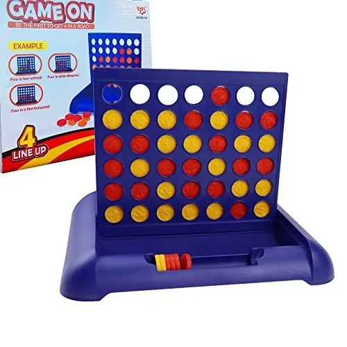 Produktbild: CHEVVY Vier Gewinnt 4 in Einer Reihe Brettspiel Verbinden Sie Vier Spielreihen 22 X 19 X 3,8CM Kinder Brettspiel für Erwachsene 3 4 5 6 7 8 + Jahren Kinder Outdoor